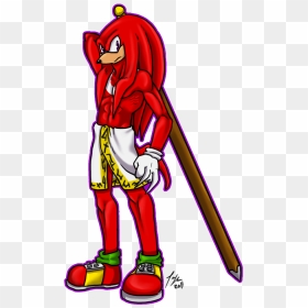 Knuckles-sonic Farsight - Cartoon, HD Png Download - knuckles the echidna png