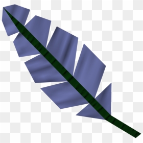 The Runescape Wiki - Feather Runescape, HD Png Download - blue feather png