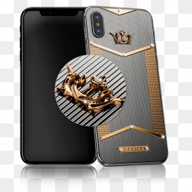 Caviar Iphone X Titano Gold Diamonds - Gold Diamond Gold Iphone 10, HD Png Download - gold anchor png