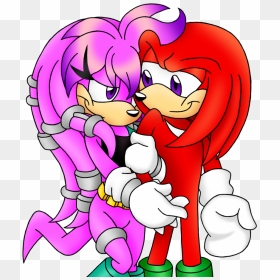 Family And Friendz - Knuckles Y Su Novia, HD Png Download - knuckles the echidna png