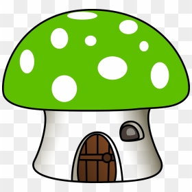 Cartoon Mushroom House, HD Png Download - house fly png