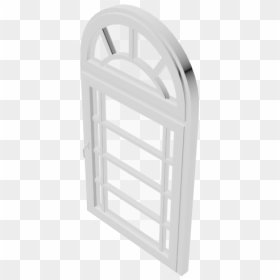 Arched Sash Window Max Model - Autodesk 3ds Max, HD Png Download - arch window png