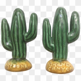 Vintage Saguaro Cactus Southwestern Ceramic Salt And - San Pedro Cactus, HD Png Download - saguaro png