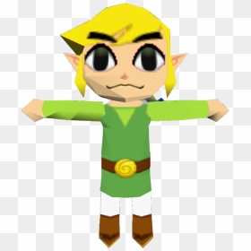 Legend Of Zelda Phantom Hourglass Link, HD Png Download - wind waker link png