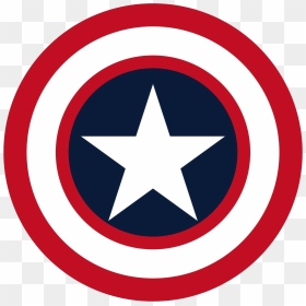 Captain America Shield Transparent Background - Printable Super Hero Logo, HD Png Download - captain america symbol png