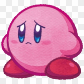 Sad Kirby Mass Attack, HD Png Download - kirby star allies png