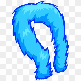 Club Penguin Rewritten Wiki - Feather Boa Clipart, HD Png Download - blue feather png