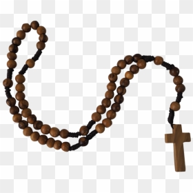 Rosary Transparent Wooden - Transparent Background Wooden Rosary Png, Png Download - rosary clipart png