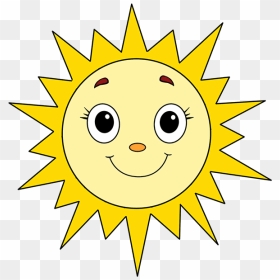 How To Draw Sun - Sun Drawing, HD Png Download - smiling sun png