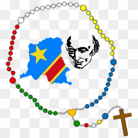 Drcongotransparent - Місійний Розарій, HD Png Download - rosary clipart png