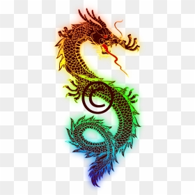 Chinese Dragon Clip Art - Rainbow Dragon Png, Transparent Png - dragon border png
