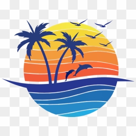 About-img - Palm Tree Beach Vector, HD Png Download - travel logo png