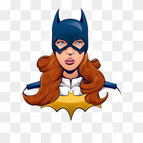 Transparent Batgirl Logo Png - Batgirl Vector, Png Download - batgirl logo png