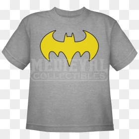 Kids Classic Batgirl Logo T-shirt - Youth: Dophin Tale - Winter Collage, HD Png Download - batgirl logo png