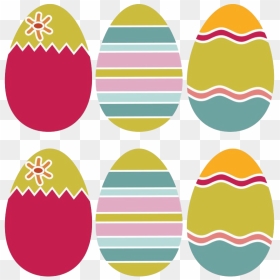 Decorative Colorful Easter Egg Png Image - Colored Easter Egg Printables, Transparent Png - decorative banner png