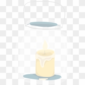 Small Yellow Velas Transparentes Cartoon Winter Free - Candle, HD Png Download - velas png