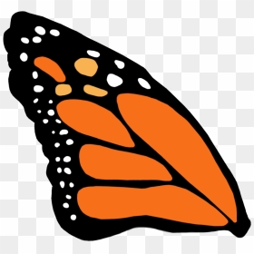 Monarch Butterfly Wing Template, HD Png Download - fairy wing png