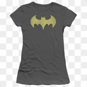 Batgirl Distressed Logo Shirt - Batgirl, HD Png Download - batgirl logo png