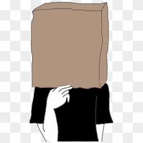 Paper Bag Over Your Head - Person With Bag Over Head, HD Png Download - brown paper bag png