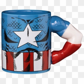 Taza De Capitan America, HD Png Download - captain america symbol png