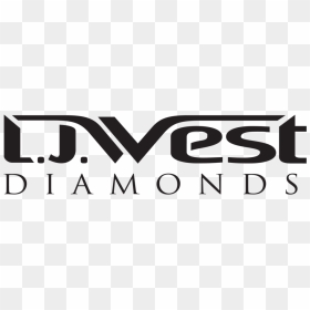 Ljwest Logo Blk-blk, HD Png Download - blue diamonds png