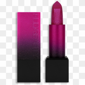 Power Bullet Metallic Lipstick, , Hi-res - Huda Beauty Metallic Lipstick, HD Png Download - pink lipstick png