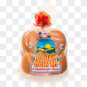 Ozark Hearth Hamburger Buns - Bun, HD Png Download - hamburger bun png