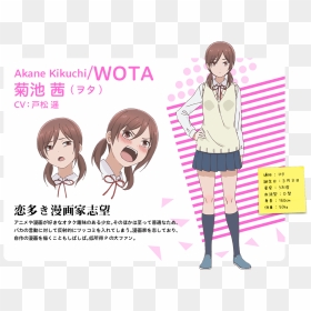 Wasteful Days Of High School Girl Animekabegami - Saku Momoi, HD Png Download - anime school girl png