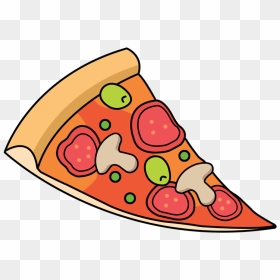 Salami Pizza Pepperoni Clip Art - Pizza Clip Art, HD Png Download - salami png
