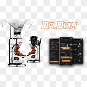 Dr Dish Shooting Machine, HD Png Download - basketball court lines png
