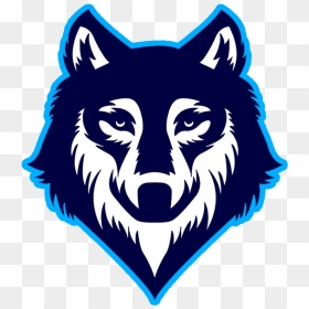 Blue Gray Wolf Drawing Logo Free Download Png Hq Clipart - Transparent Background Wolf Logo, Png Download - angry wolf png