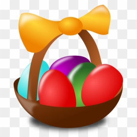 Easter Egg Basket Clip Art , Png Download - Easter Egg Basket Clip Art, Transparent Png - easter egg basket png