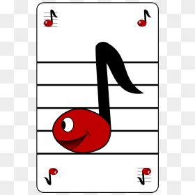 Zmr Noteman Card - Music Notes Game, HD Png Download - note card png