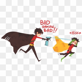 Tim Drake Fanart Damian Wayne, HD Png Download - tim drake png