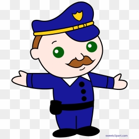 Transparent Police Man Png - Clip Art Of Policeman, Png Download - police man png