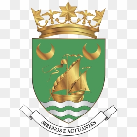 Brasão De Armas Do Comando Distrital De Faro Da Psp - Lisbon Coat Of Arms, HD Png Download - velas png