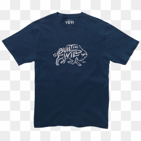Built For The Wild Bison T-shirt - Frankfurt University T Shirt, HD Png Download - m bison png