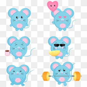 Cute Rat Cartoon Png, Transparent Png - cute baby png