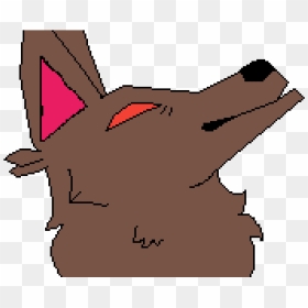Pixilart - Cartoon, HD Png Download - angry wolf png