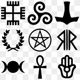 Neo Paganism Symbols, HD Png Download - celtic symbols png