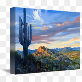 Paintings Of Scottsdale Arizona, HD Png Download - saguaro png