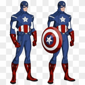 Exquisite Captain America Cartoon 26 Png Clip Art Image - Cartoon Captain America Drawing, Transparent Png - captain america symbol png