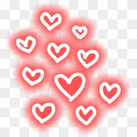 Heart Hearts Glowing Glowing Hearts - Heart Png Transparent, Png Download - glowing heart png