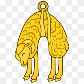Yellow Clipart Sheep - Drawing Of The Golden Fleece, HD Png Download - lamb clipart png