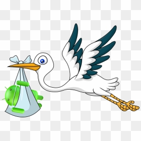 Android App On Google Play Clipart Jpg Royalty Free - Baby Stork, HD Png Download - damian wayne png