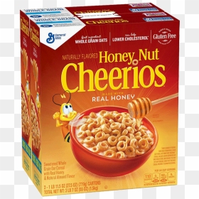 Honey Nut Cheerios Box, HD Png Download - bowl of cheerios png