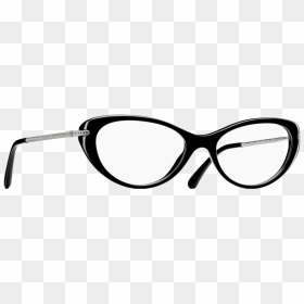Cat Eye Bling Glasses Png - Chanel Glasses Lens, Transparent Png - cat eye glasses png