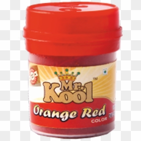 Mr Kool Food Color Orange Red 100gm, HD Png Download - color powder png