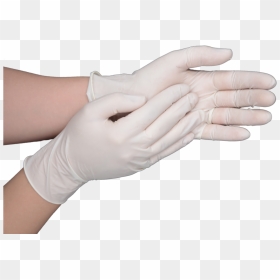 Gloves Clipart Latex Glove - Latex Gloves Transparent Background, HD Png Download - rubber gloves png
