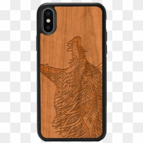 Angrywolfiphonex - Wooden Iphone Xr Cases Wolf, HD Png Download - angry wolf png